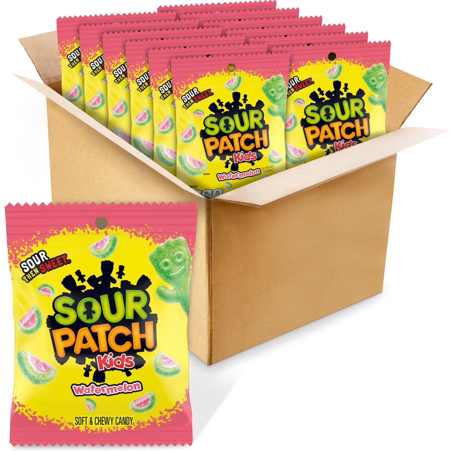 KIDS Watermelon Candy, Bags 5 oz (Case of 12)