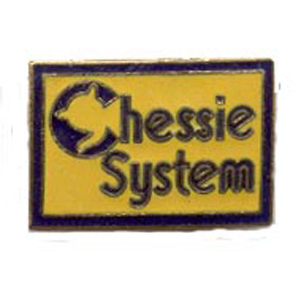 Chessie System Railroad Pin Yellow 1&#x22;