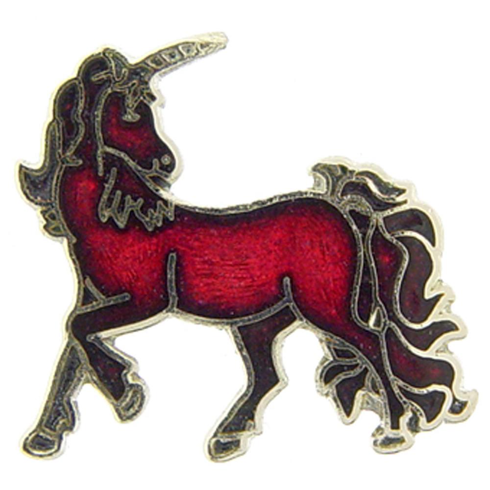 Unicorn Pin Red 1&#x22;