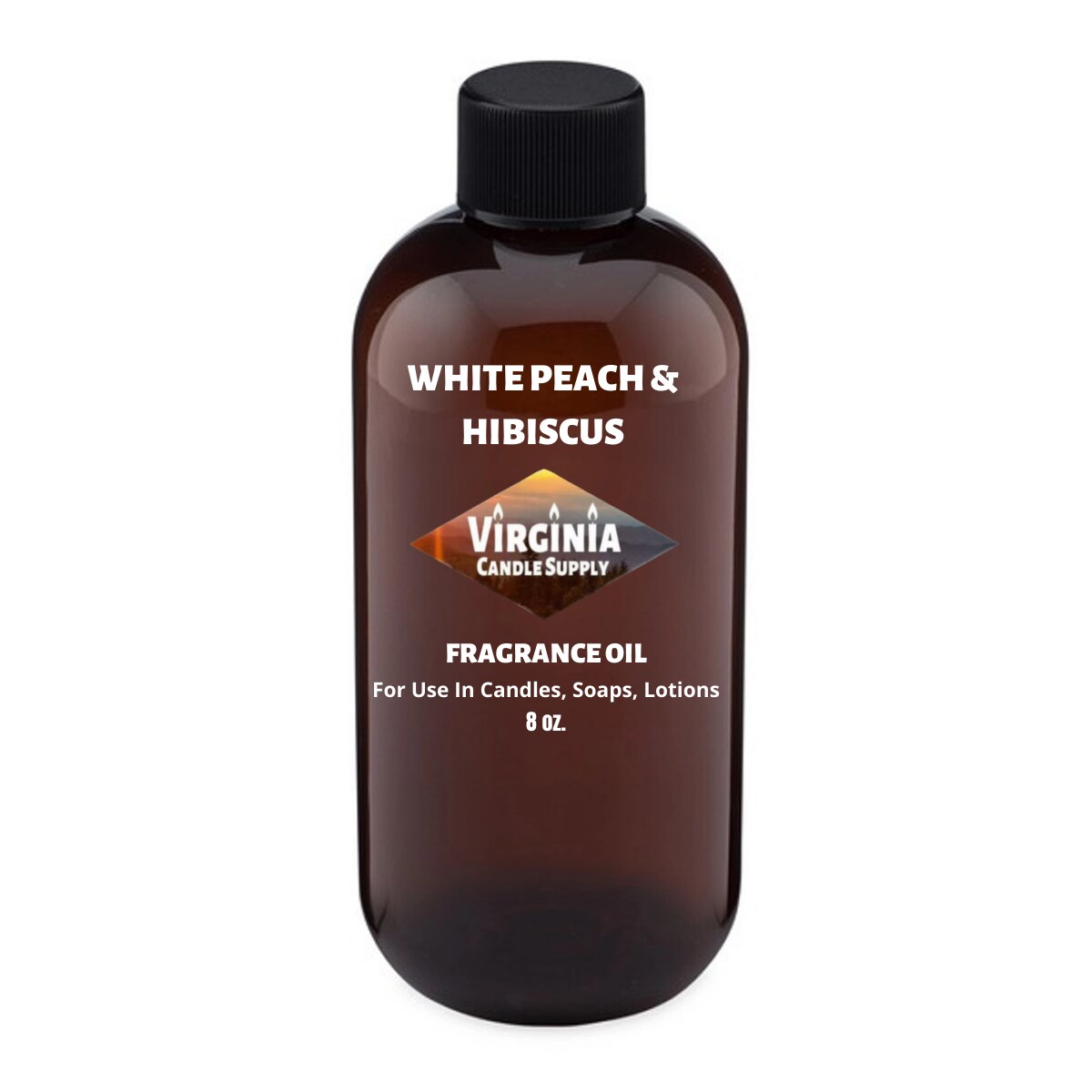 White Peach & Hibiscus Fragrance Oil (Our Version of the Brand Name) (8 oz Bottle) for Candle Making, Soap Making, Tart Making, Room Sprays, Lotions, Car Fresheners, Slime, Bath Bombs, Warmers…