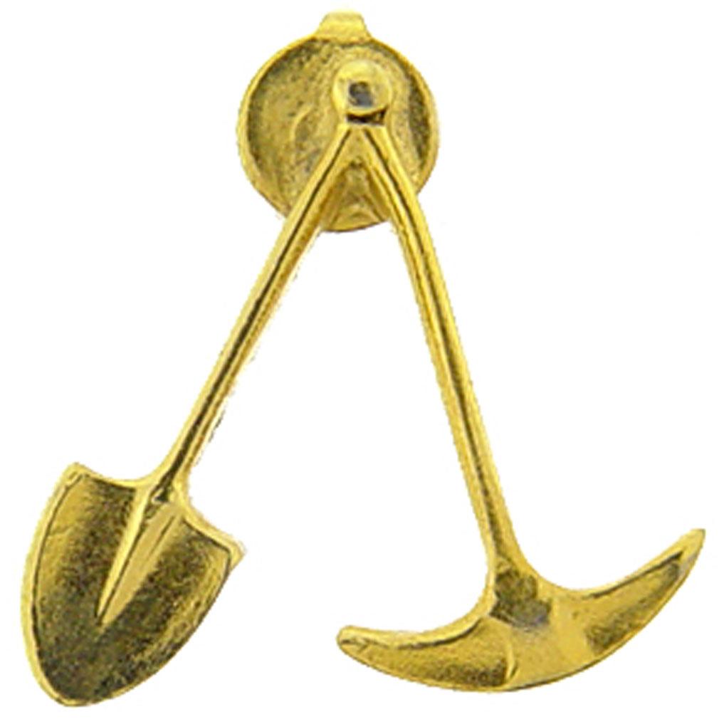Pick &#x26; Shovel Pin Gold Plated 1&#x22;