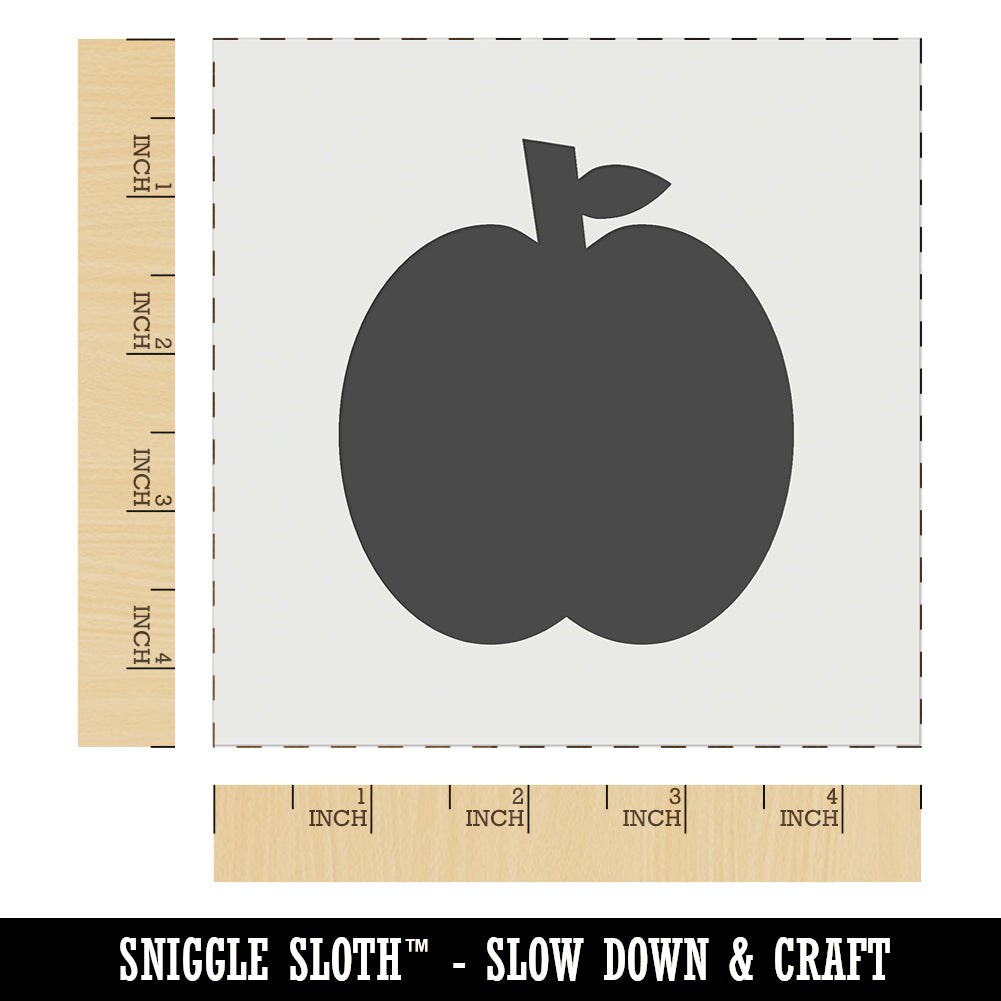 Apple Fruit Wall Cookie DIY Craft Reusable Stencil