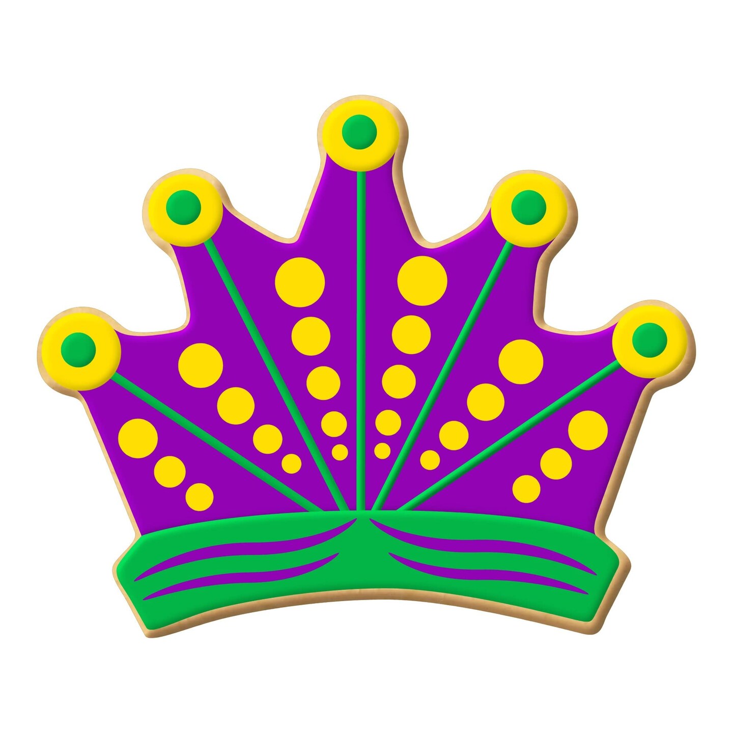 Mardi Gras Crown - Cookie Cutter