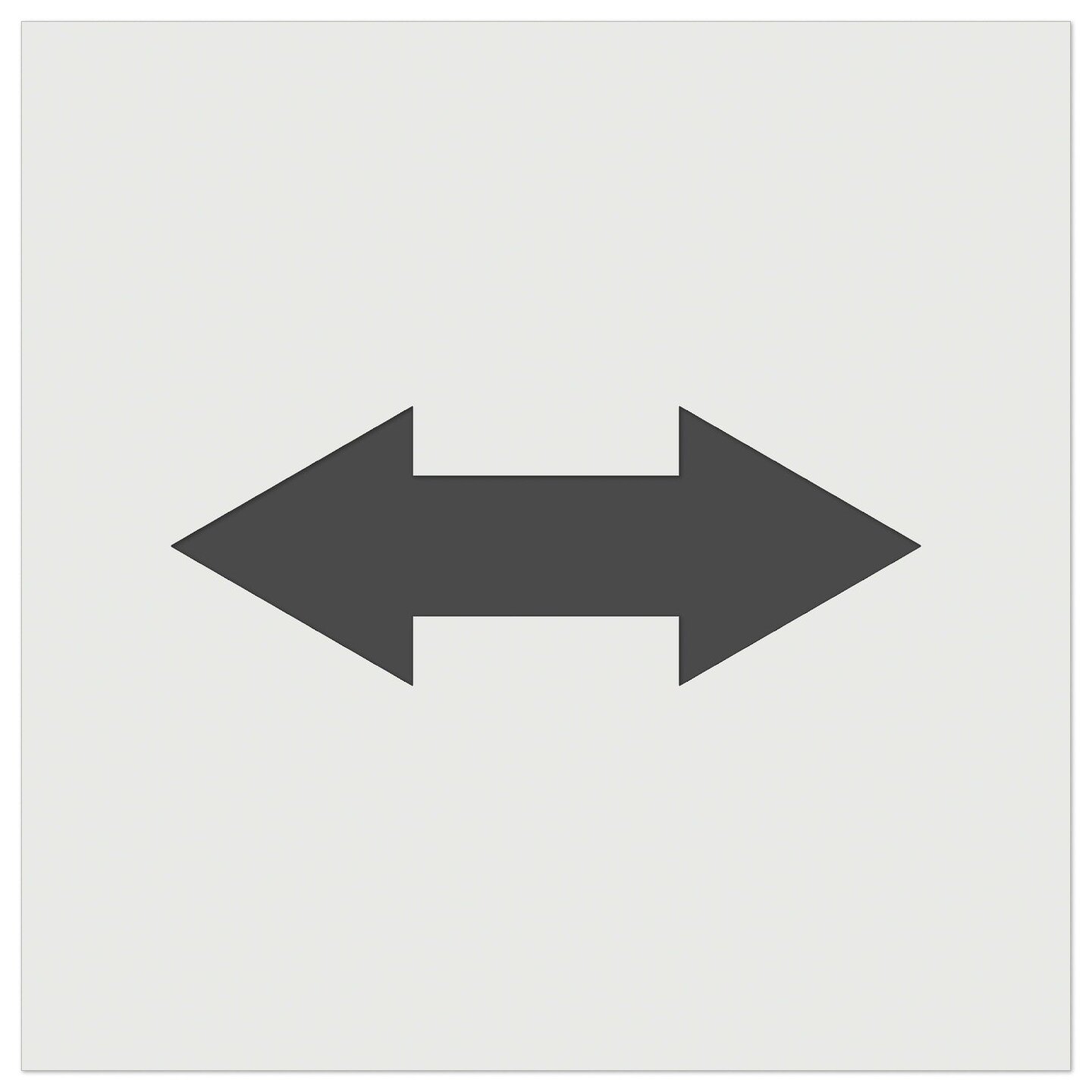 Double Arrow Symbol Wall Cookie DIY Craft Reusable Stencil