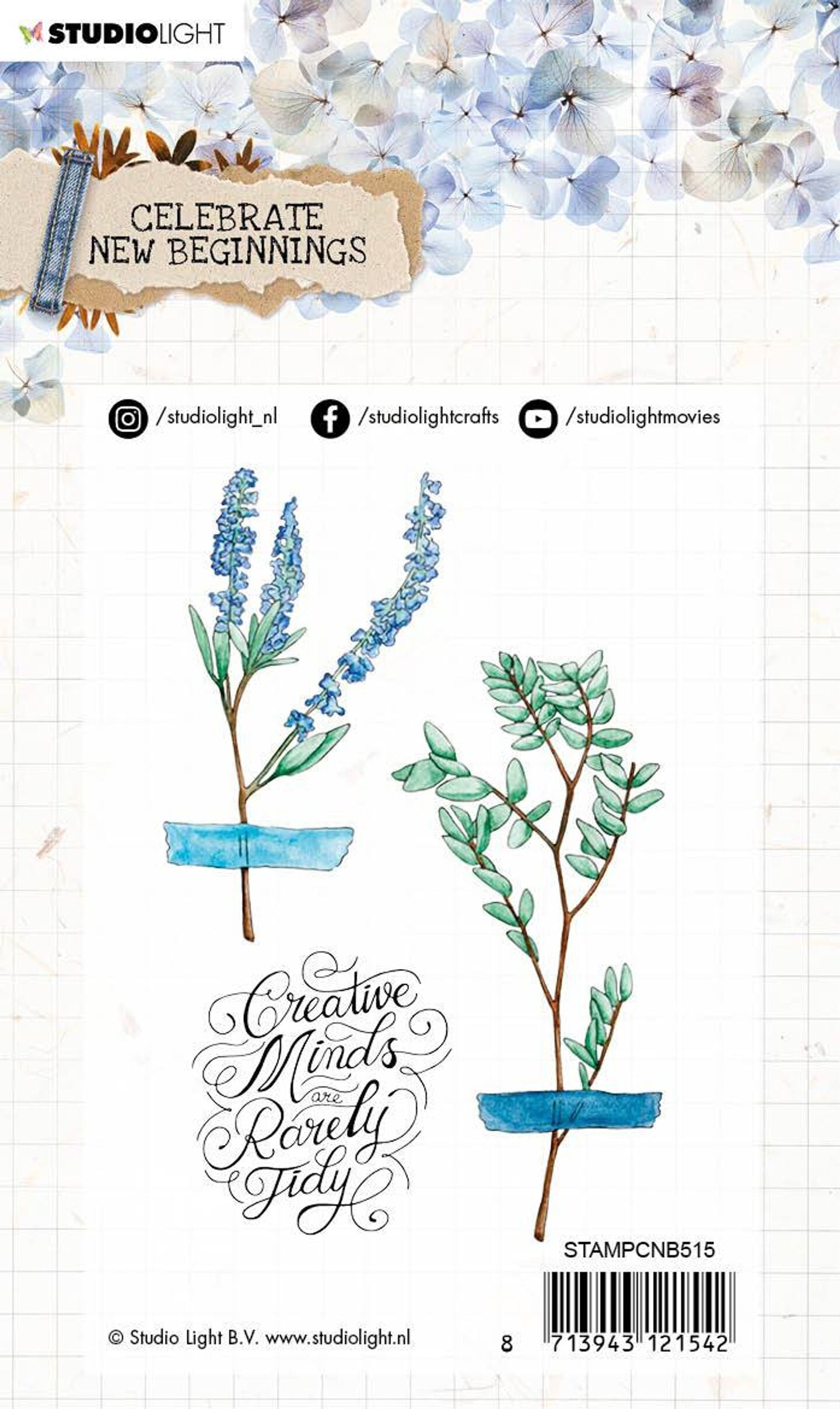 Studio Light Clear Stamp Celebrate New Beginnings 105x148mm nr.515 ...