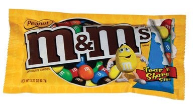 M&M'S Peanut Milk Chocolate Candy Sharing Size - 3.27 Oz