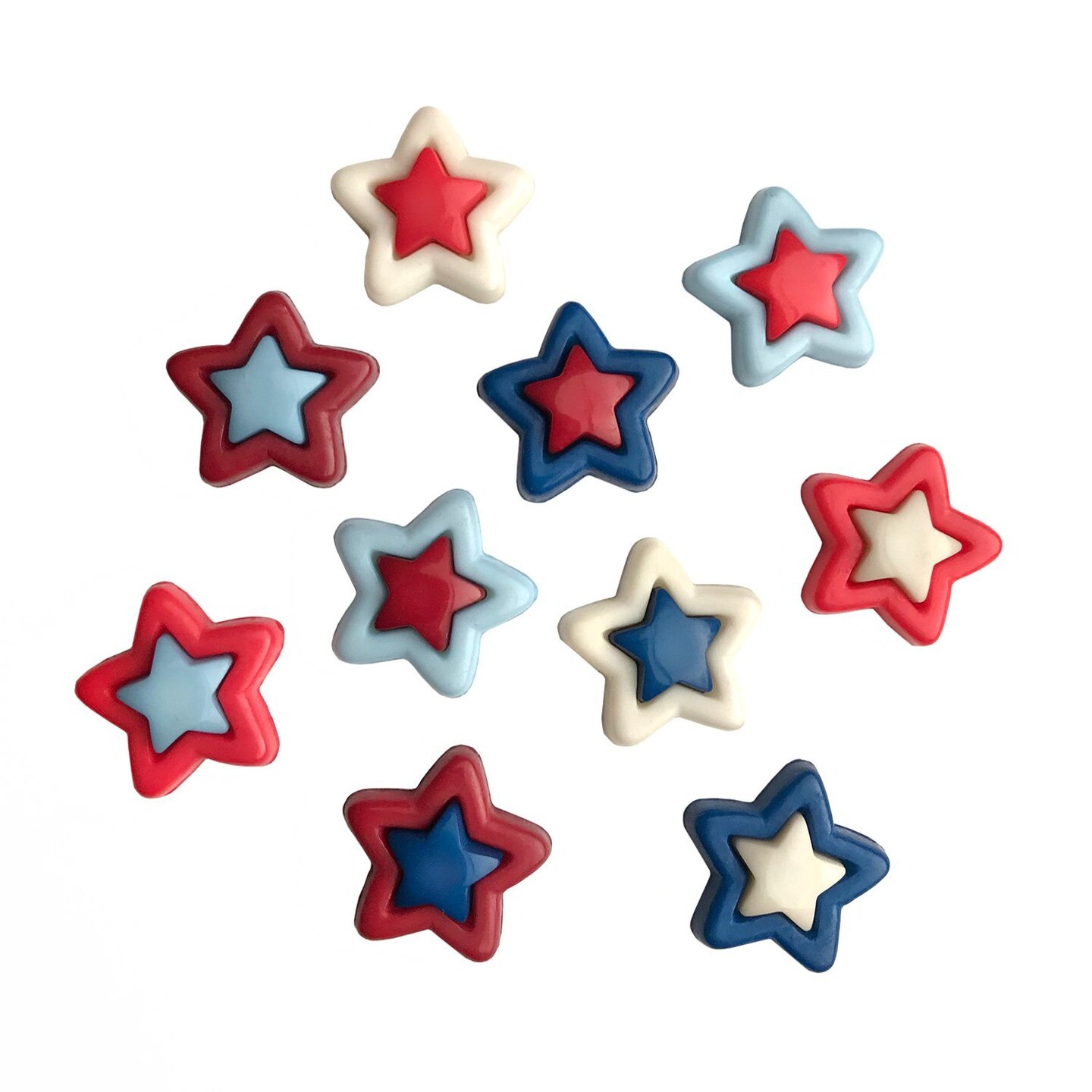 Buttons Galore and More Craft &#x26; Sewing Buttons - Let Freedom Ring - 30 Buttons