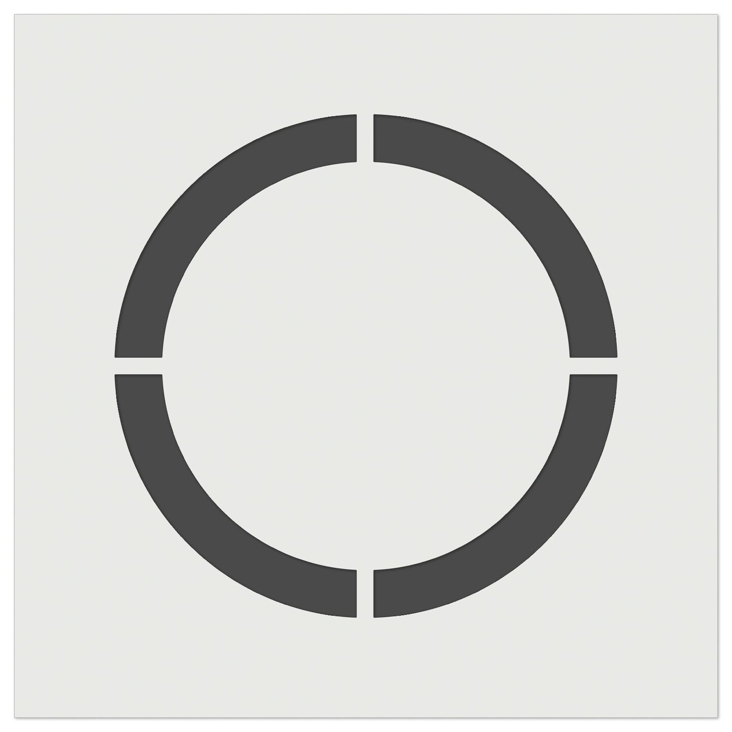 Circle Outline Wall Cookie DIY Craft Reusable Stencil