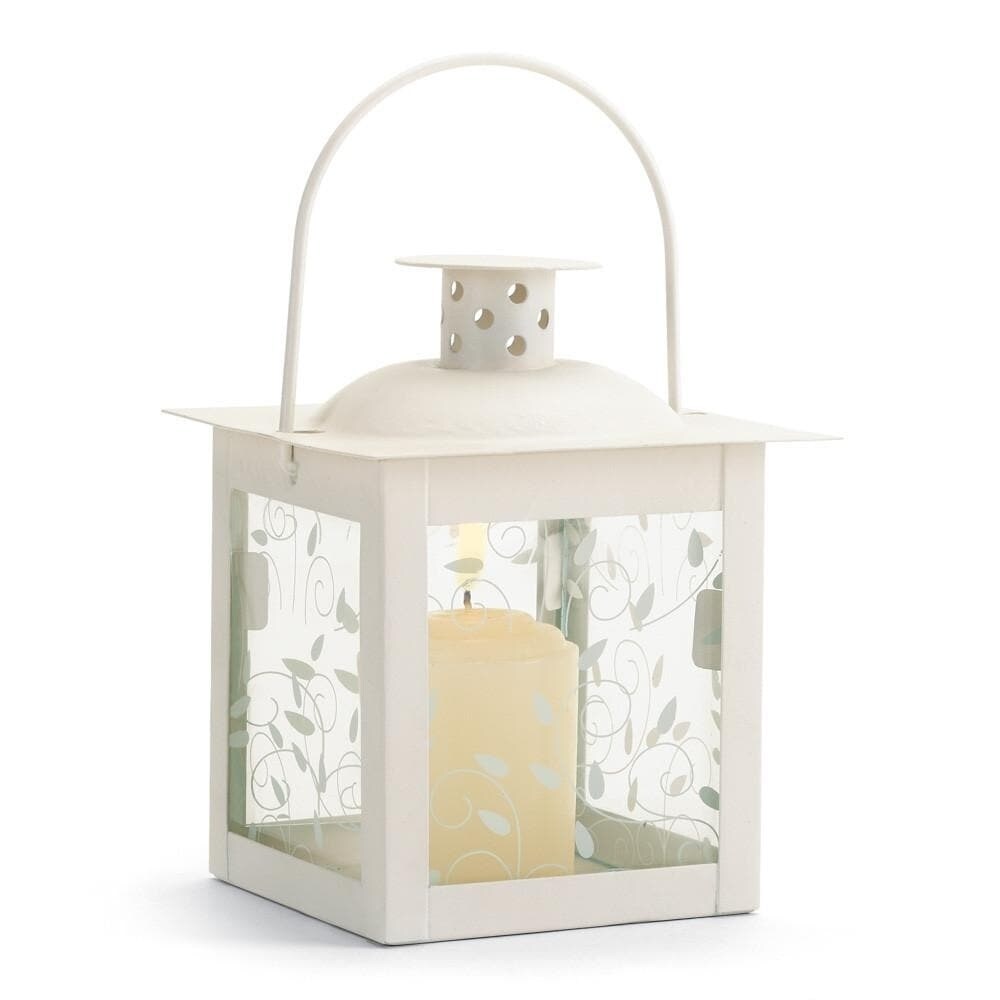 Gallery Of Light Small Ivory Vine Lantern