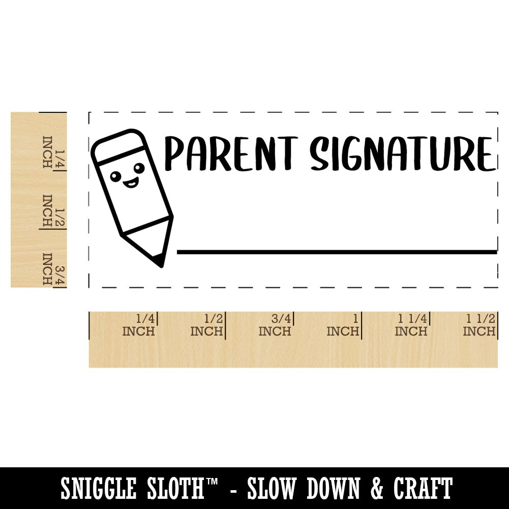 Parent Signature Teacher Student School Self Inking Rubber Stamp Ink parent-signature-teacher-student-school-self-inking-rubber-stamp-ink