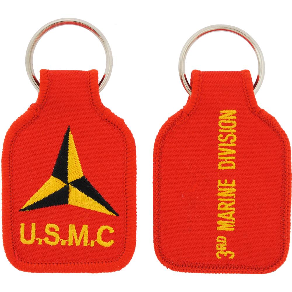 U.S.M.C. 3rd Marine Division Keychain 2 3/4&#x22;