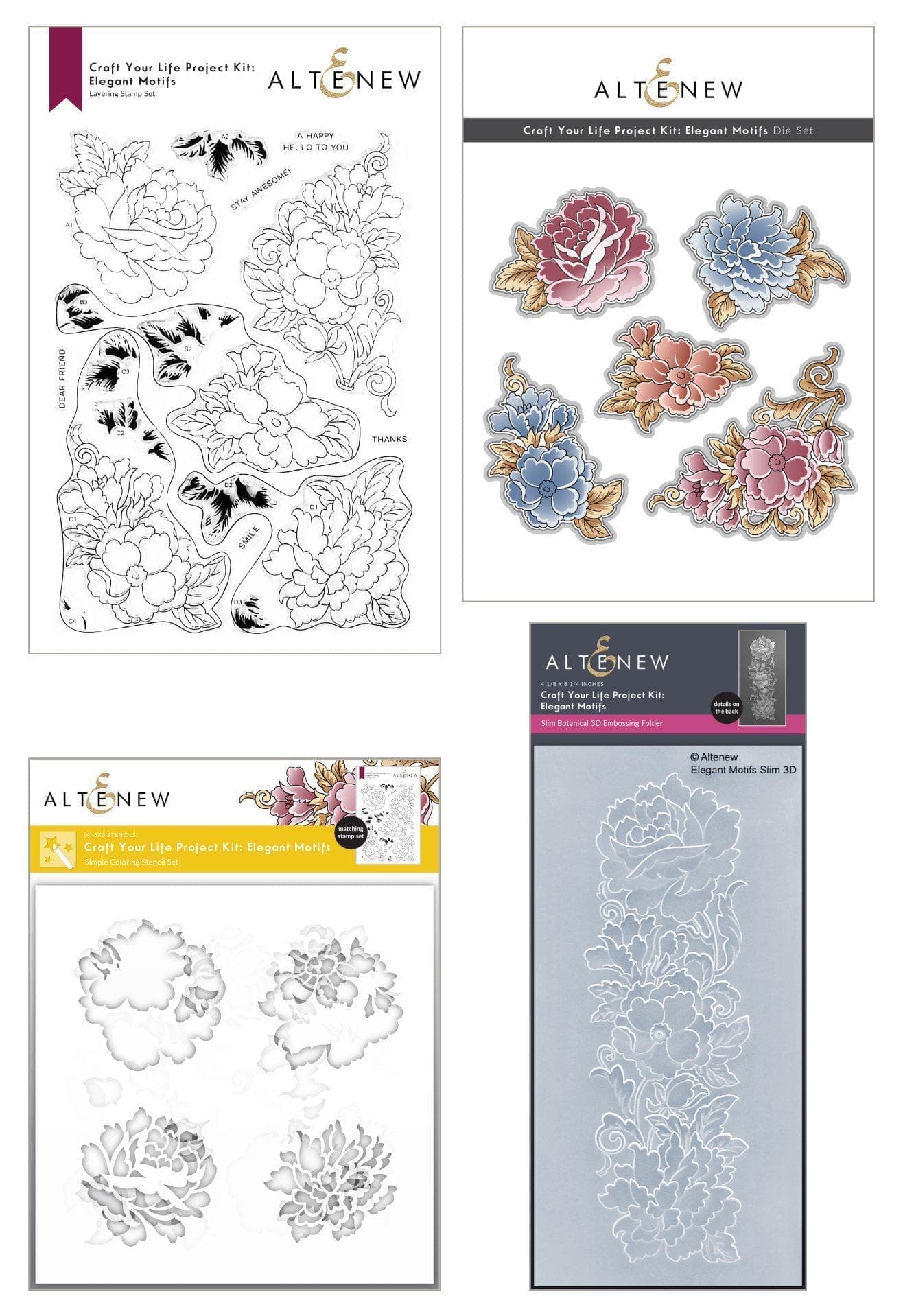 Craft Your Life Project Kit: Elegant Motifs