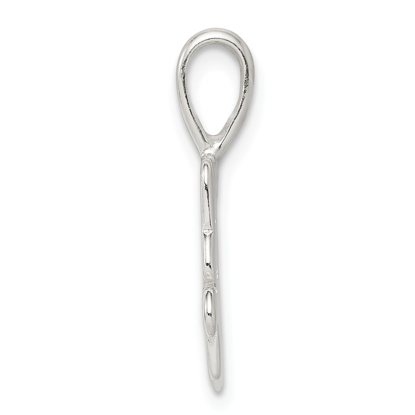 Sterling Silver I Love My Sister Pendant Charm Jewelry 20mm x 25mm