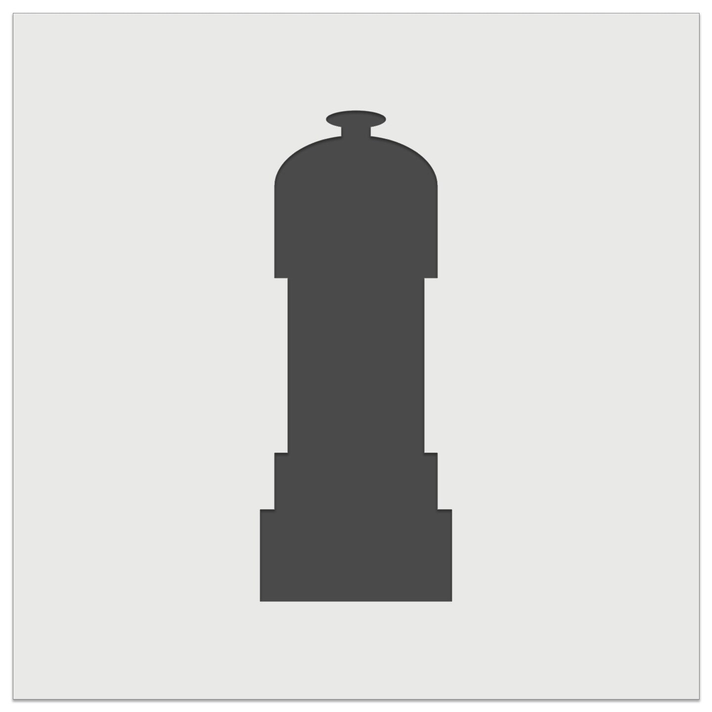 Pepper Grinder Solid Wall Cookie DIY Craft Reusable Stencil