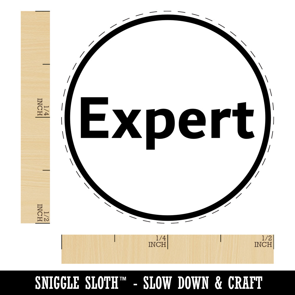 Expert Difficulty Self-Inking Rubber Stamp for Stamping Crafting Planners