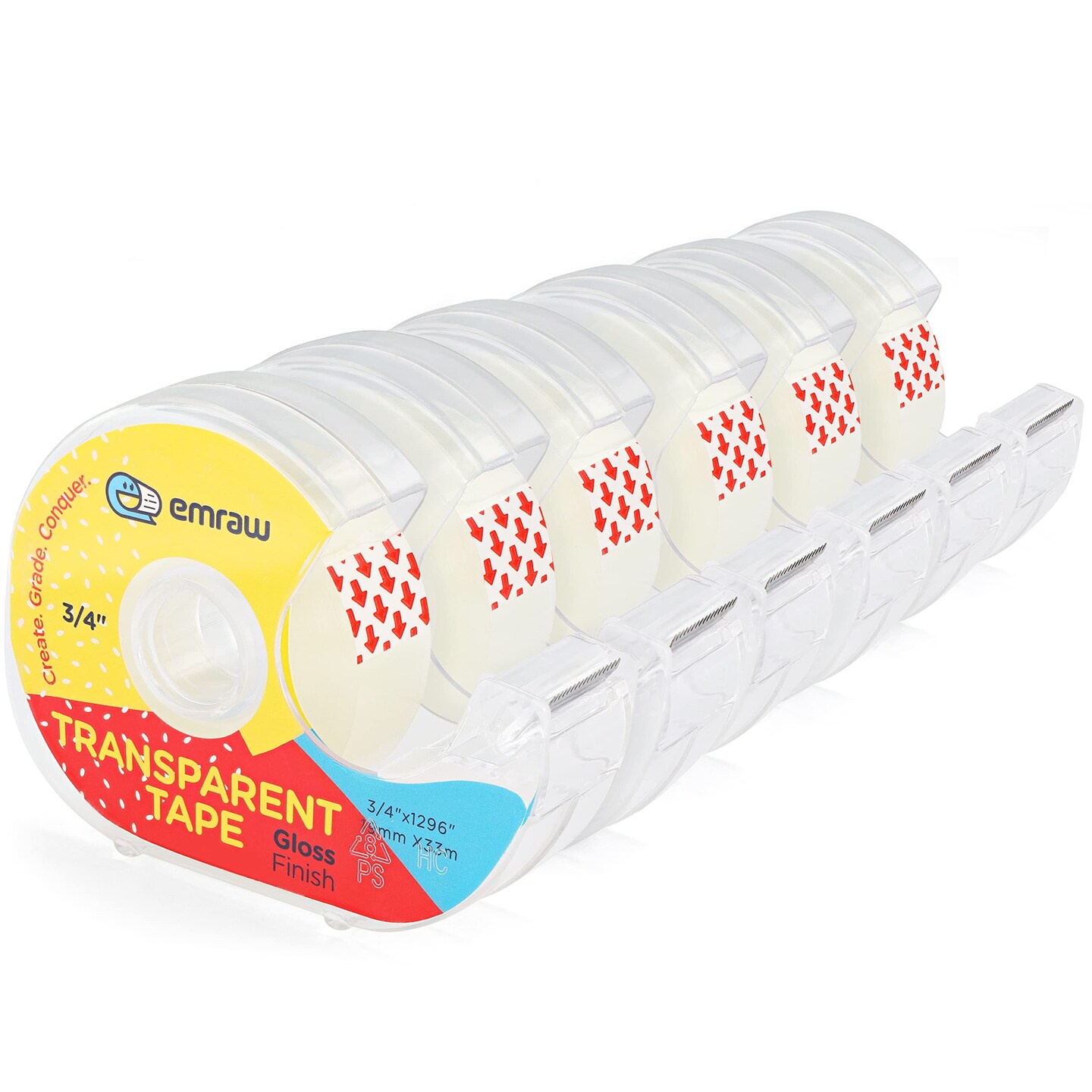 Scotch® Transparent Tape Dispensered Roll