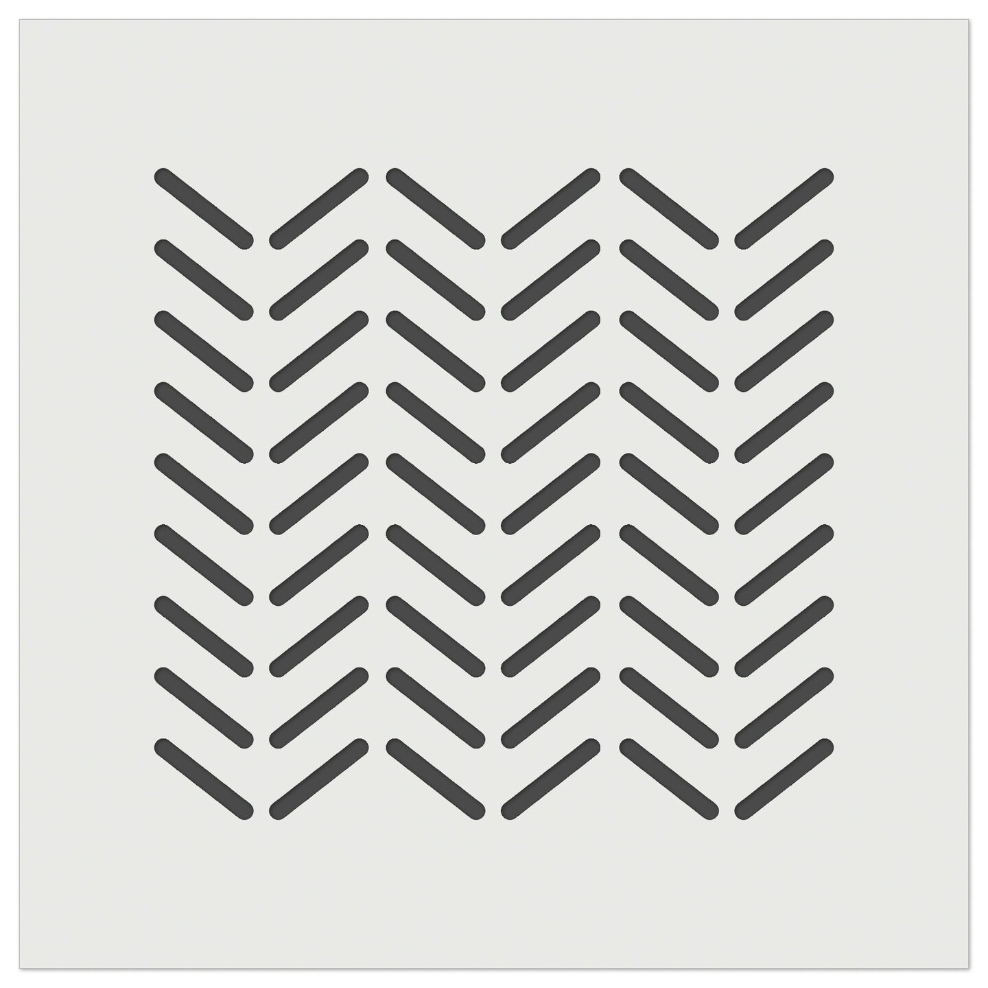 Herringbone Pattern Wall Cookie DIY Craft Reusable Stencil