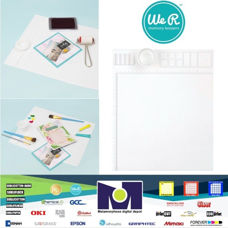 We R Memory Keepers Silicon Workspace and Stencil Mat 12"x12" 60000699