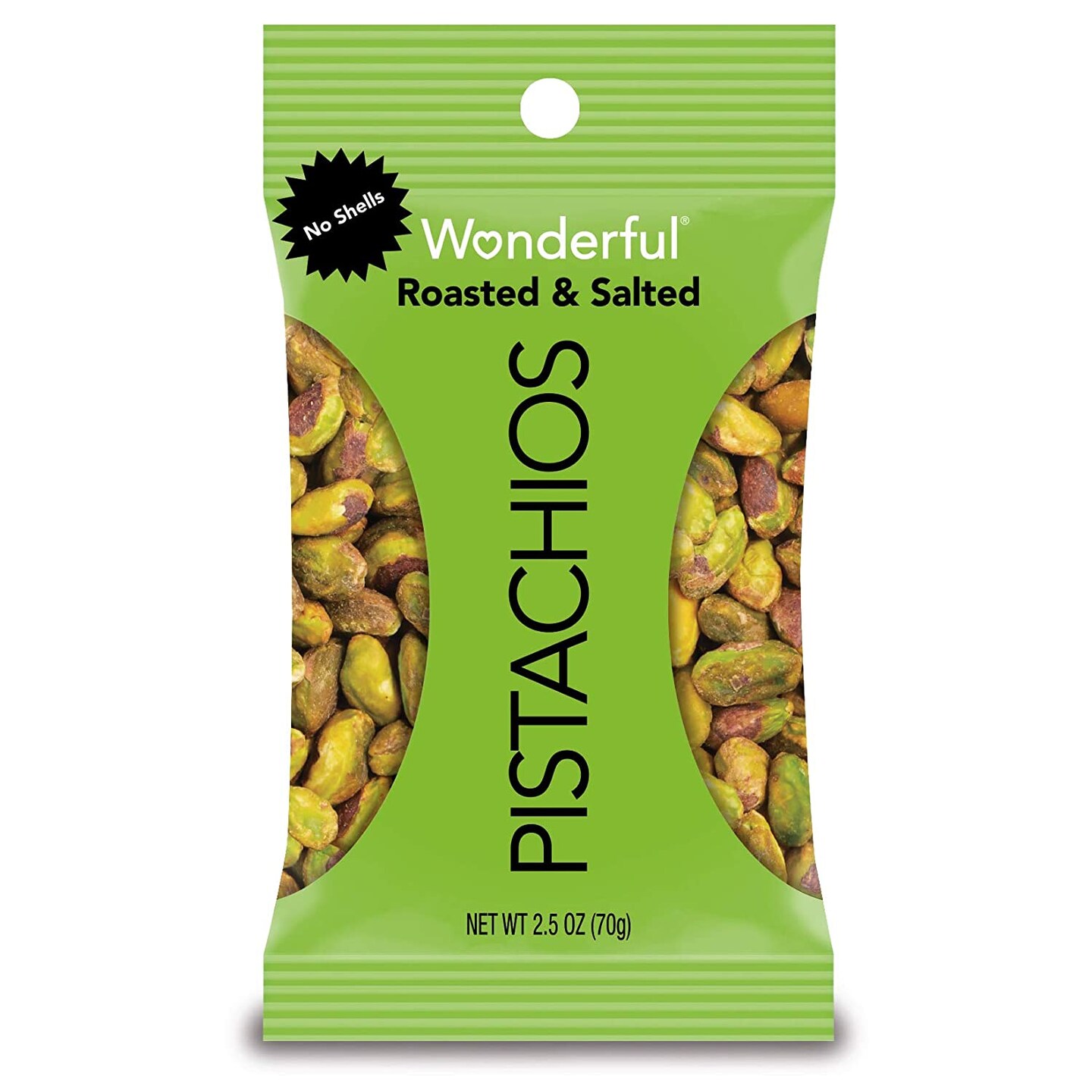 Dry Roasted &#x26; Salted Pistachios - 2.5 oz (Case of 8)