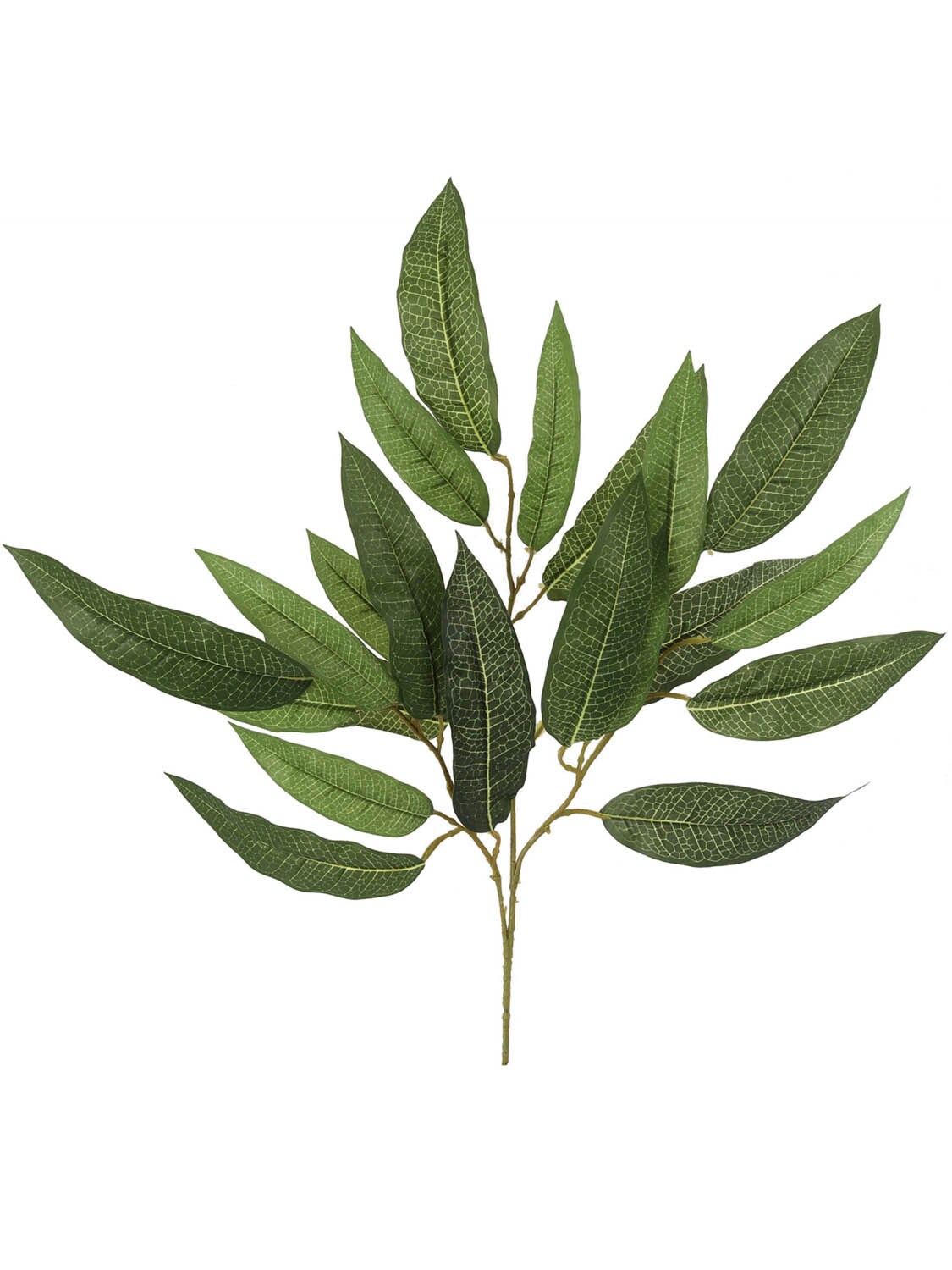 21&#x22; Exquisite Mango Leaf Spray Set of 48 - Lush Artificial Foliage for Home D&#xE9;cor and Crafts - Lifelike Mango Leaves