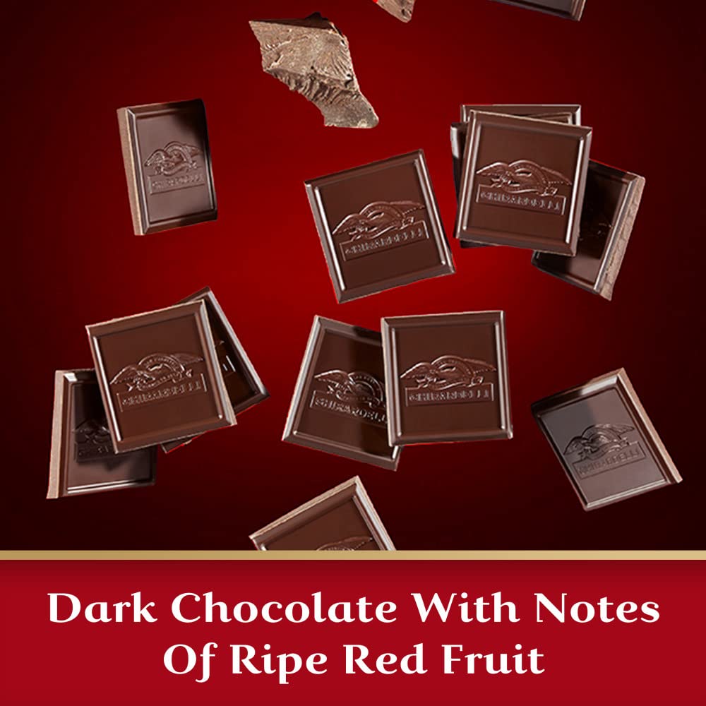 Intense Dark Chocolate Squares, 4.1 Oz (Case of 6)