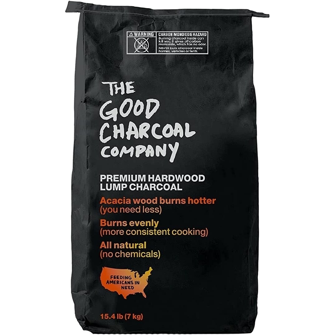 The Good Charcoal Company Premium Acacia Hardwood Lump Charcoal, 15.4 Pounds