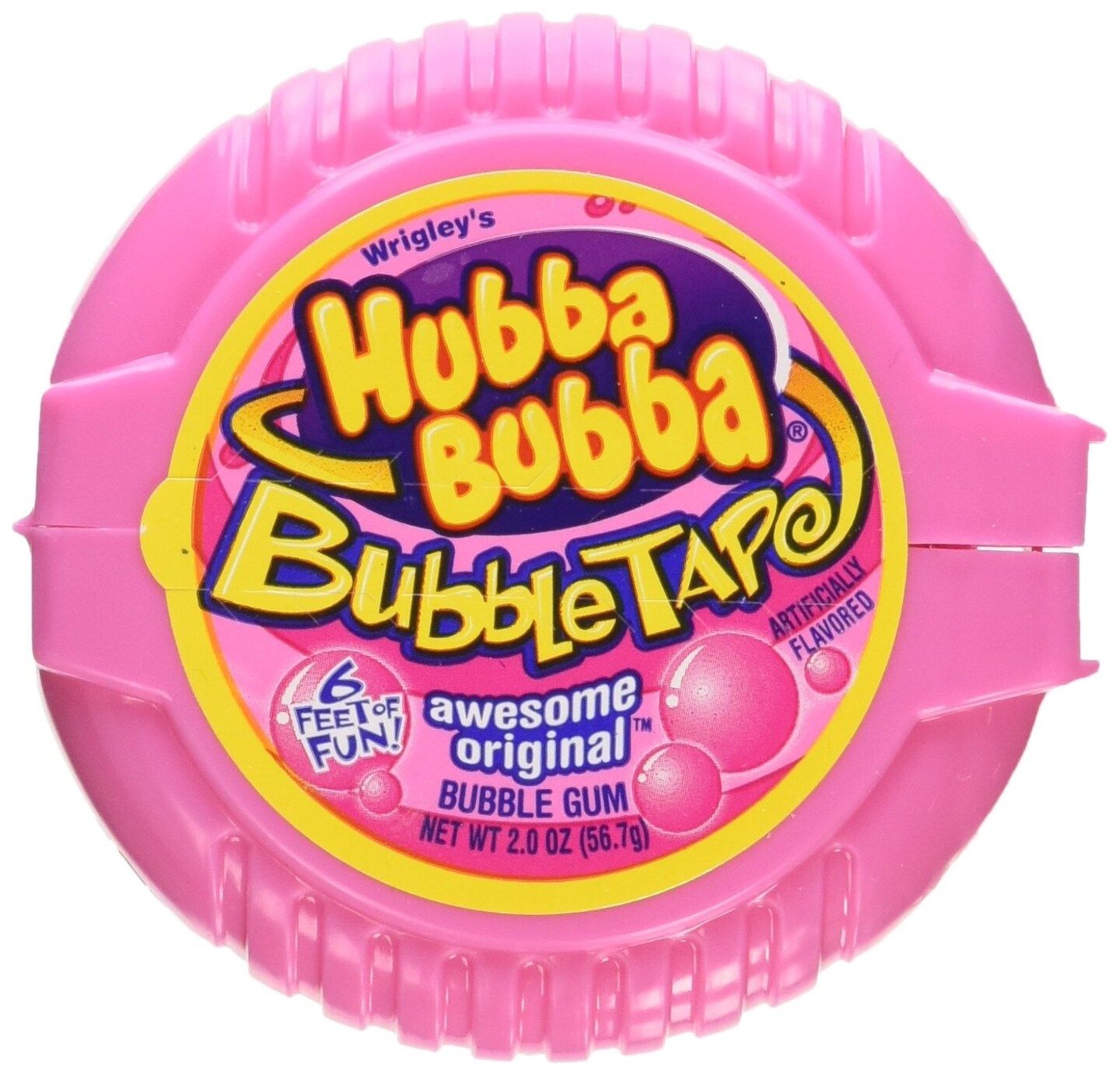 Bubble Gum Tape, Awesome Original, 2-Ounce Tapes (Case of 6)