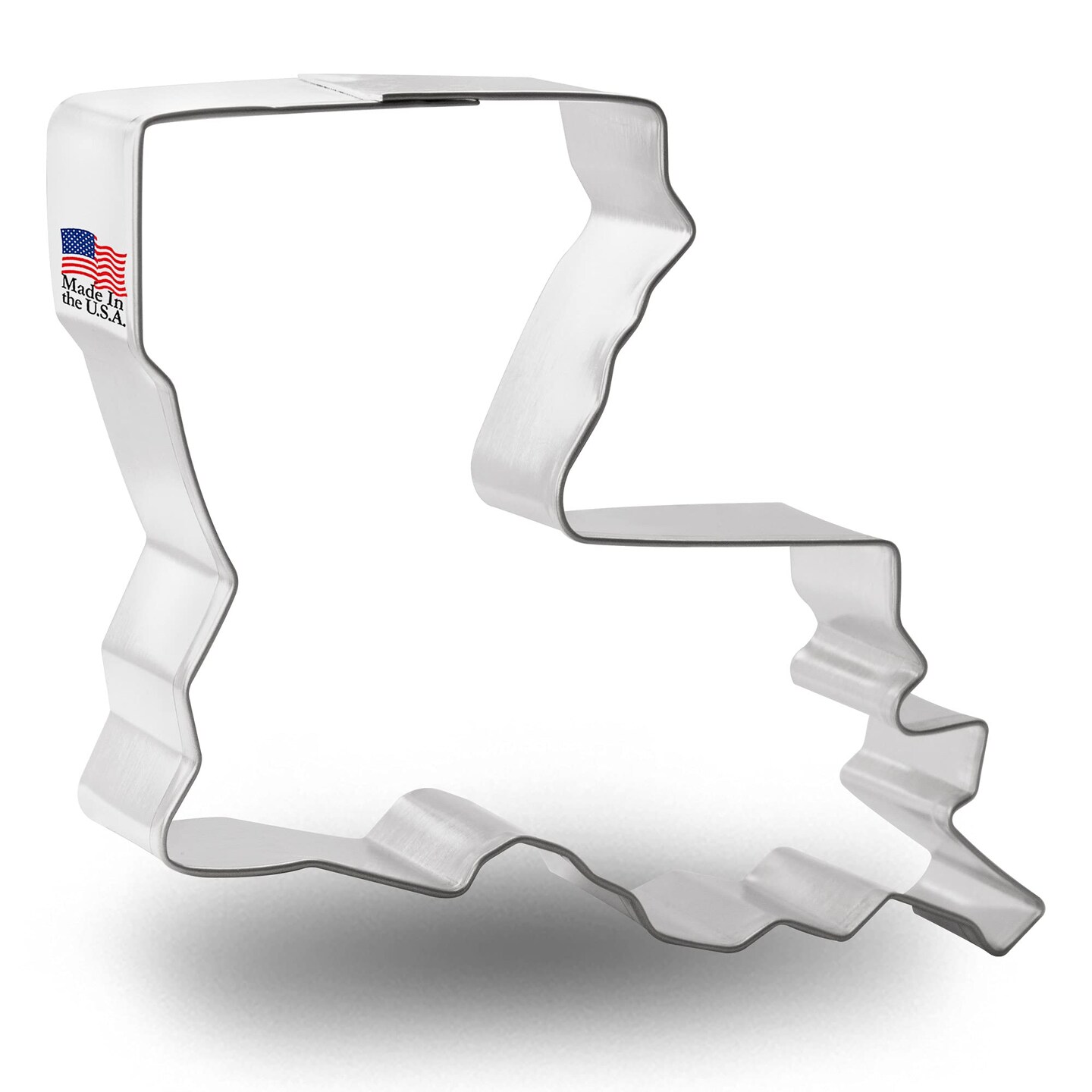 CookieCutter.Com Louisiana Cookie Cutter 3.5 Inch &#x2013;Tin Plated Steel Cookie Cutters &#x2013; Made in the USA