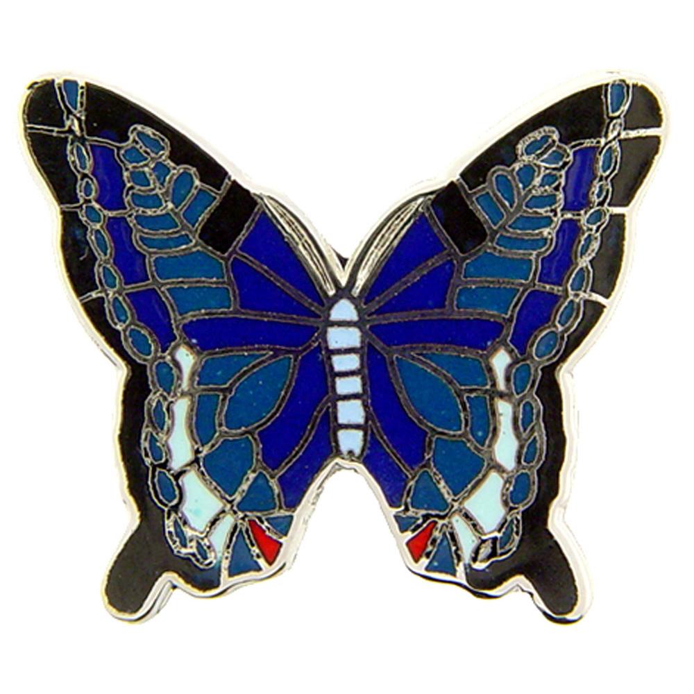 Butterfly Pin Blue 1&#x22;
