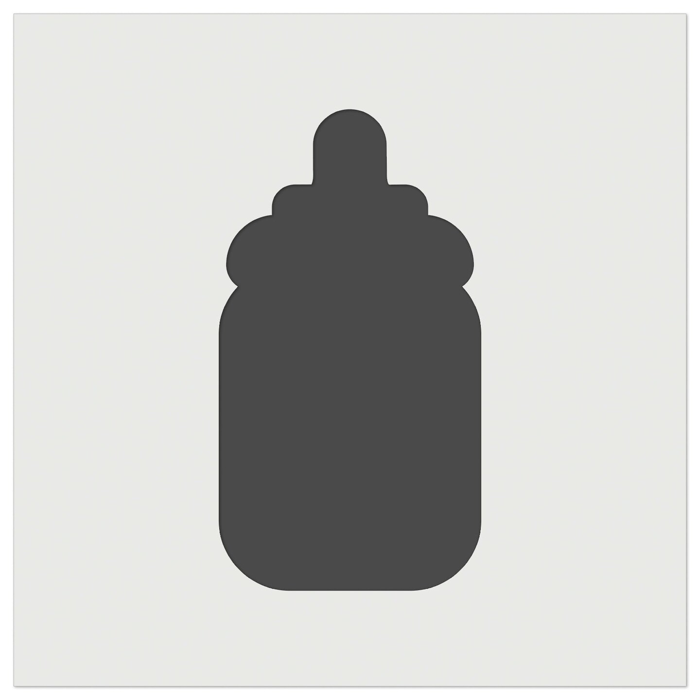 Baby Bottle Solid Wall Cookie DIY Craft Reusable Stencil