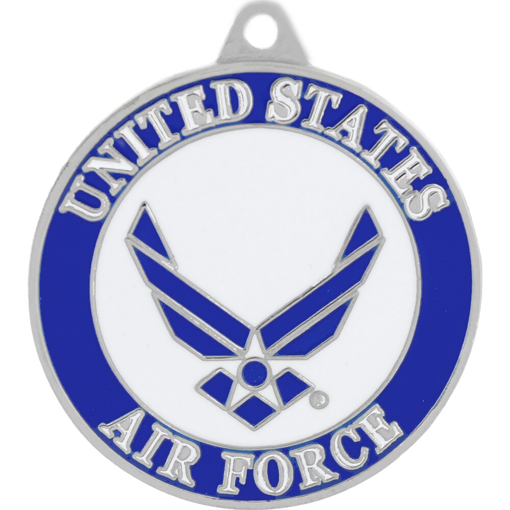 EEC, Inc. US Air Force Logo Keychain Patriotic Key Ring Military Gift Men Women
