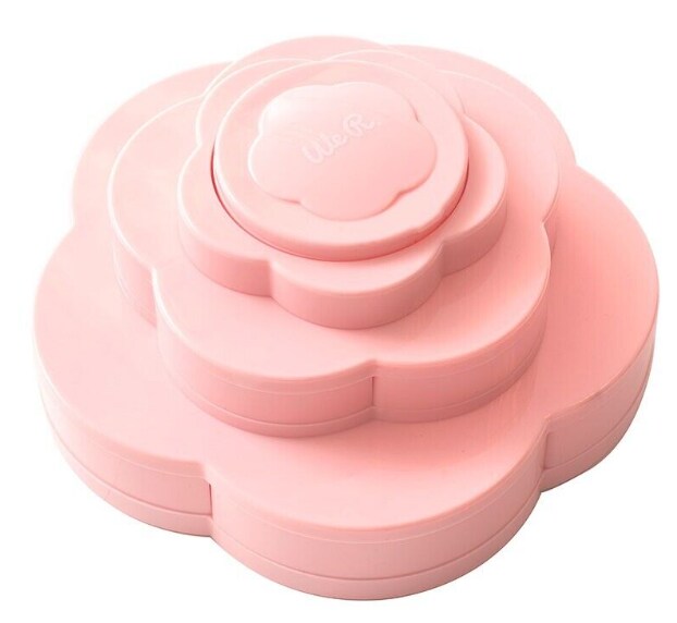 STORAGE - We R Memory Keepers - Mini BLOOM Embellishment Storage PINK 660700