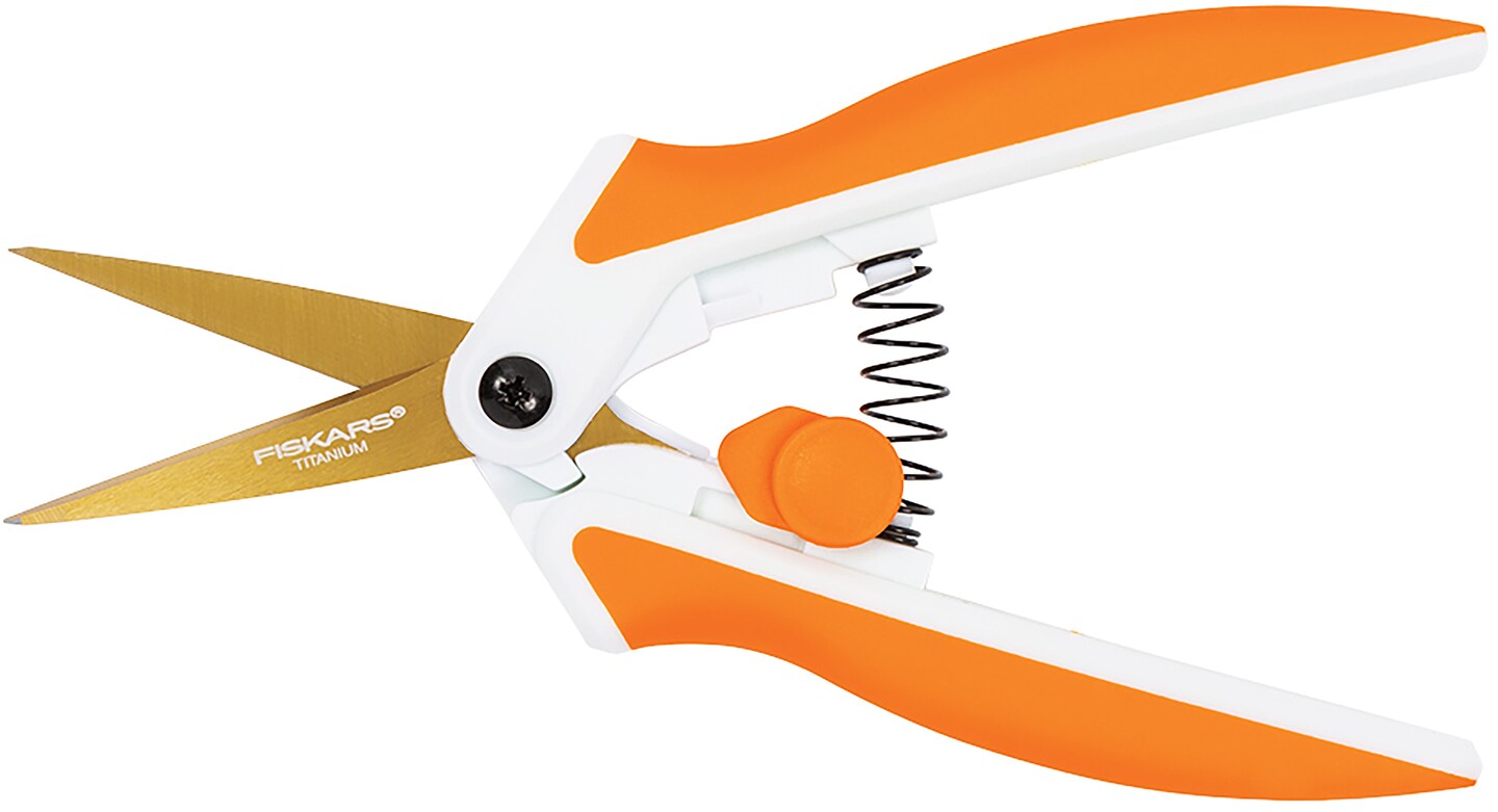 Fiskars Easy Action Titanium Micro-Tip Scissors - 5 in