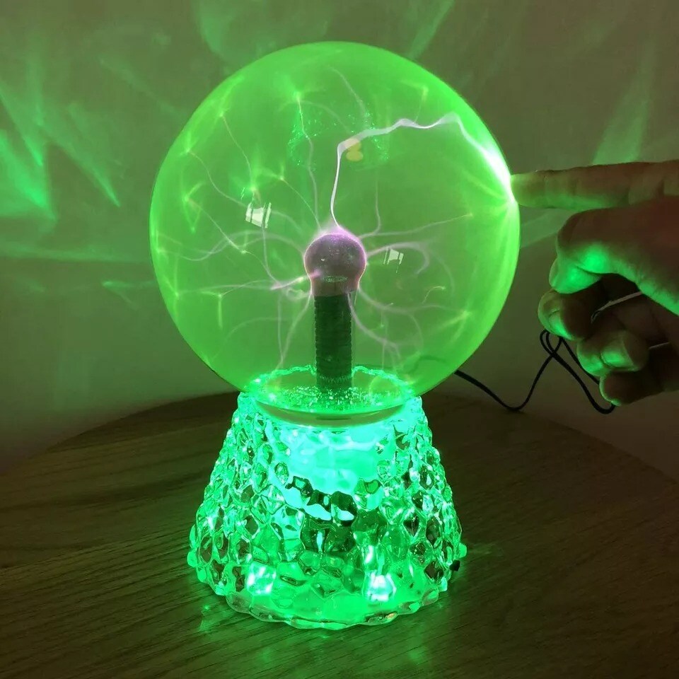 Plasma Ball, RAYWER 6 inch Touch & Sound Sensitive Plasma Globe, Nebula Novelty