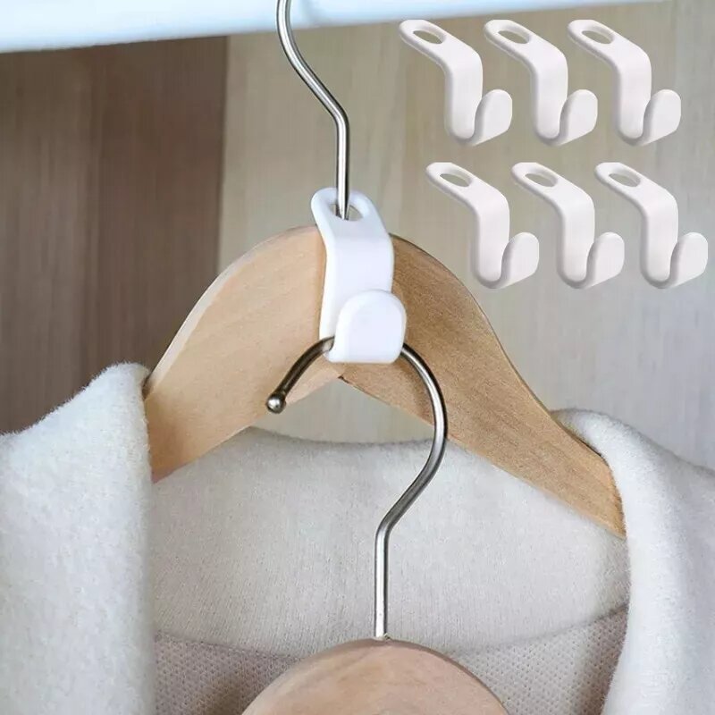 Kitcheniva 4 Pack Clothes Hanger Connector Hooks