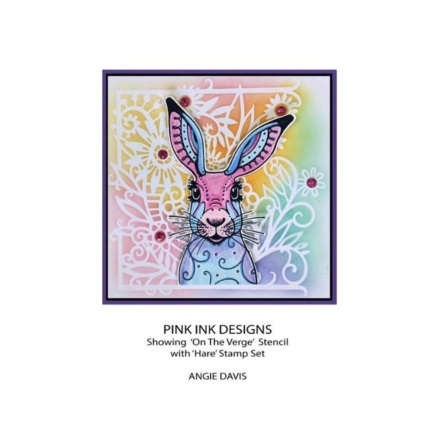 Pink Ink Designs On The Verge 7 in x 7 in Stencil | Michaels