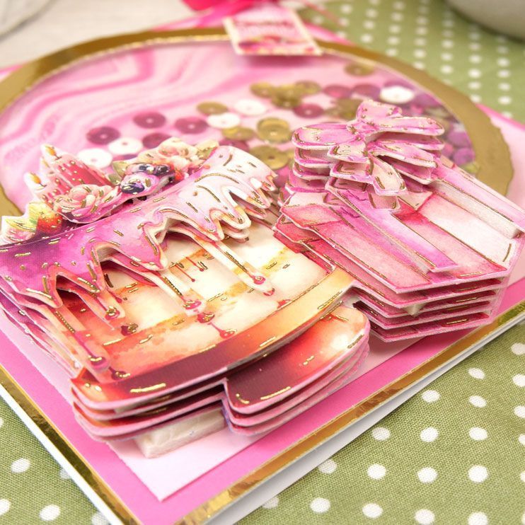 Hunkydory Crafts A Sweet Birthday Decoupage Topper Sheet