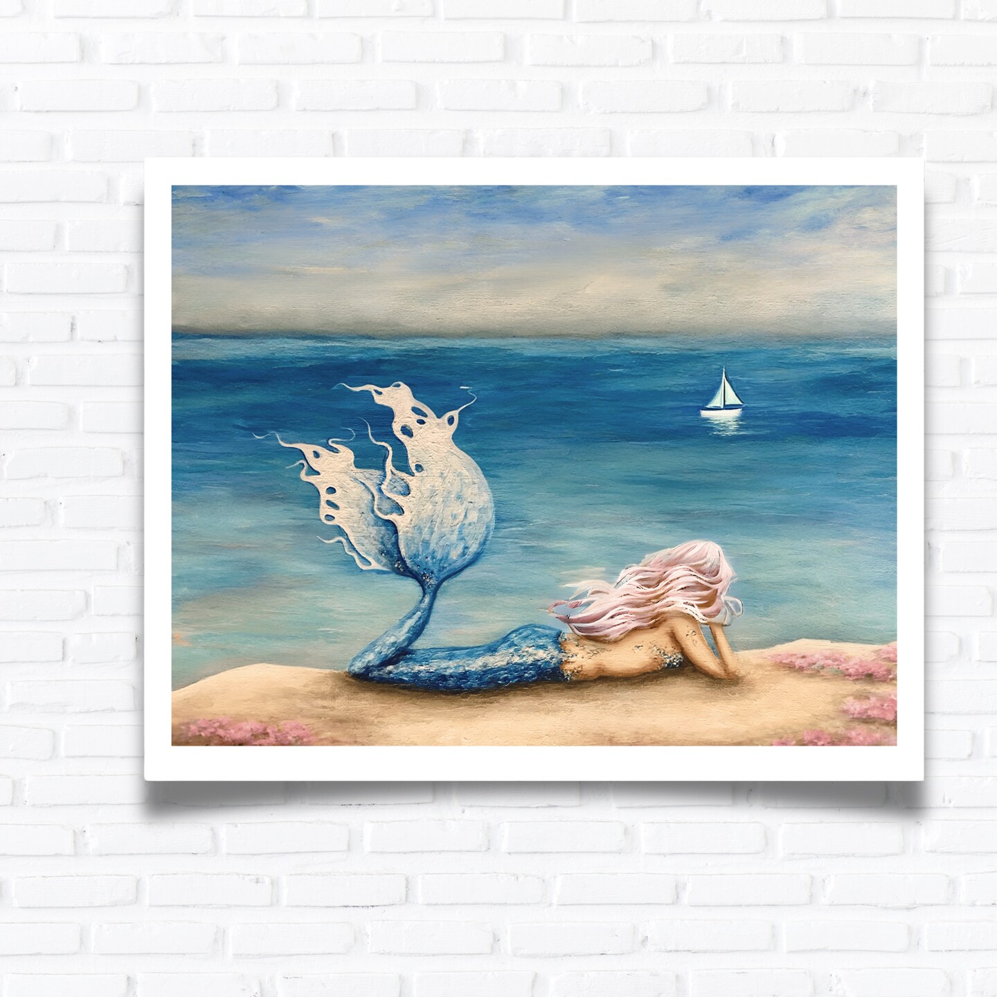 Be a Mermaid Acrylic store Painting, Mermaid Painting, Nautical Painting, Original Painting, Acrylic Painting, Original Painting