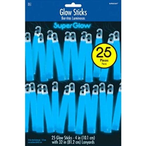 4&#x22; Glow Stick Mega Value Pack - Blue