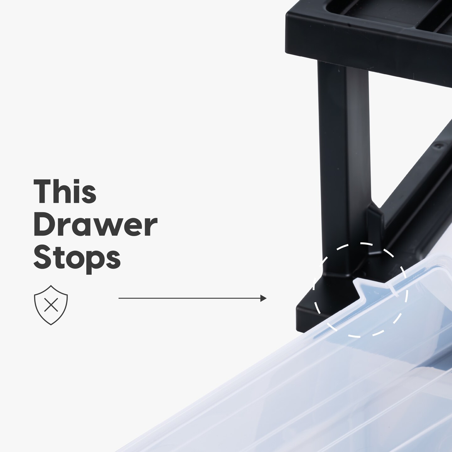 IRIS USA Plastic Rolling Storage Cart with Drawers