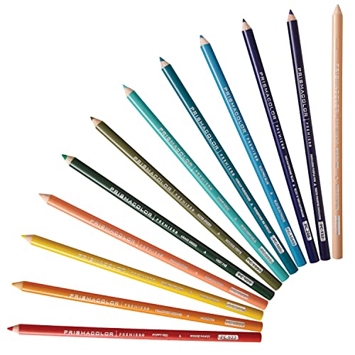 Premier Colored Pencils, Soft Core, Under the Sea Set, 12 Count