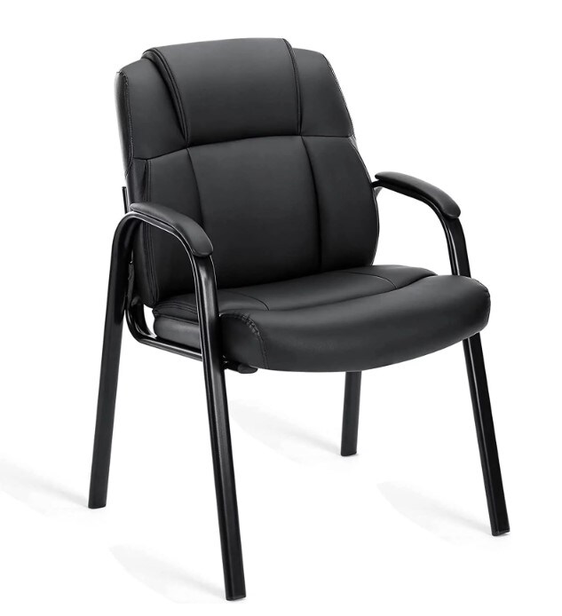 Executive Office Guest Chair Stylish and Comfortable PU Leather Desk