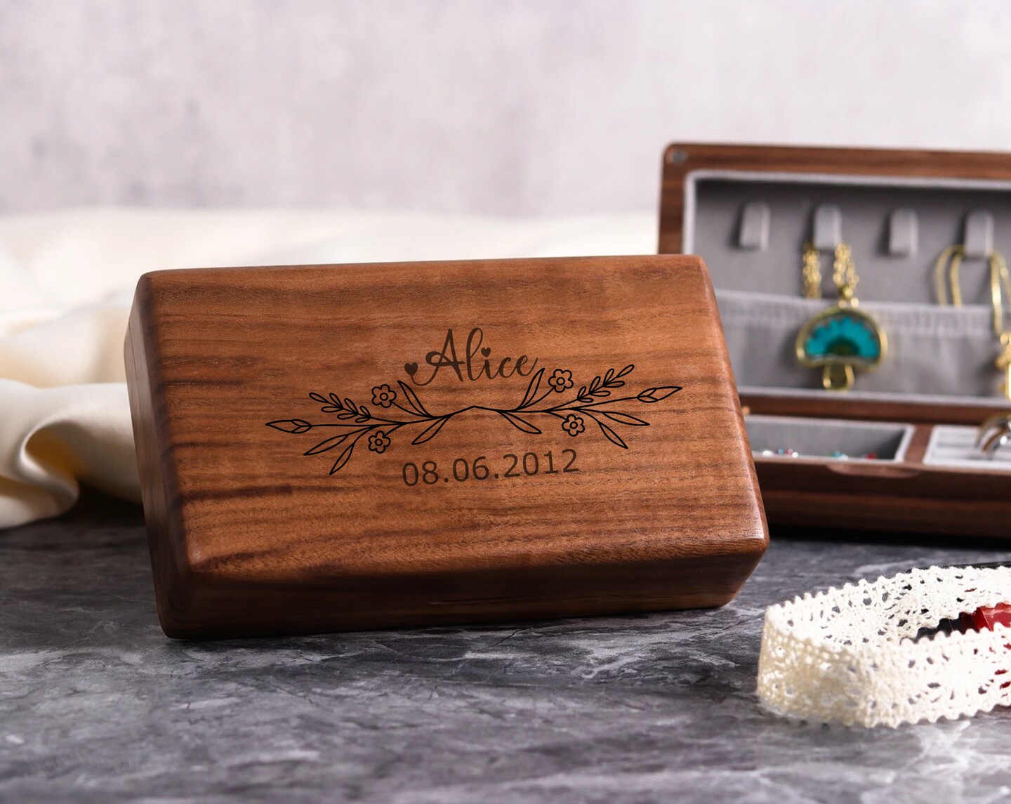 Michaels wooden jewelry outlet box