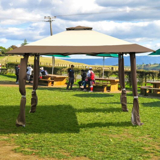 Outdoor Folding Gazebo Canopy Shelter Awning Tent Patio