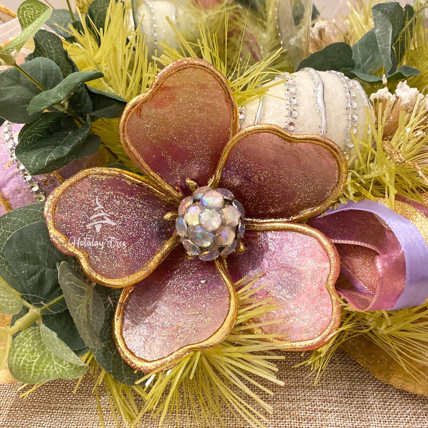 Easter Decorations - Easter Elegant Tabletop Hurricane