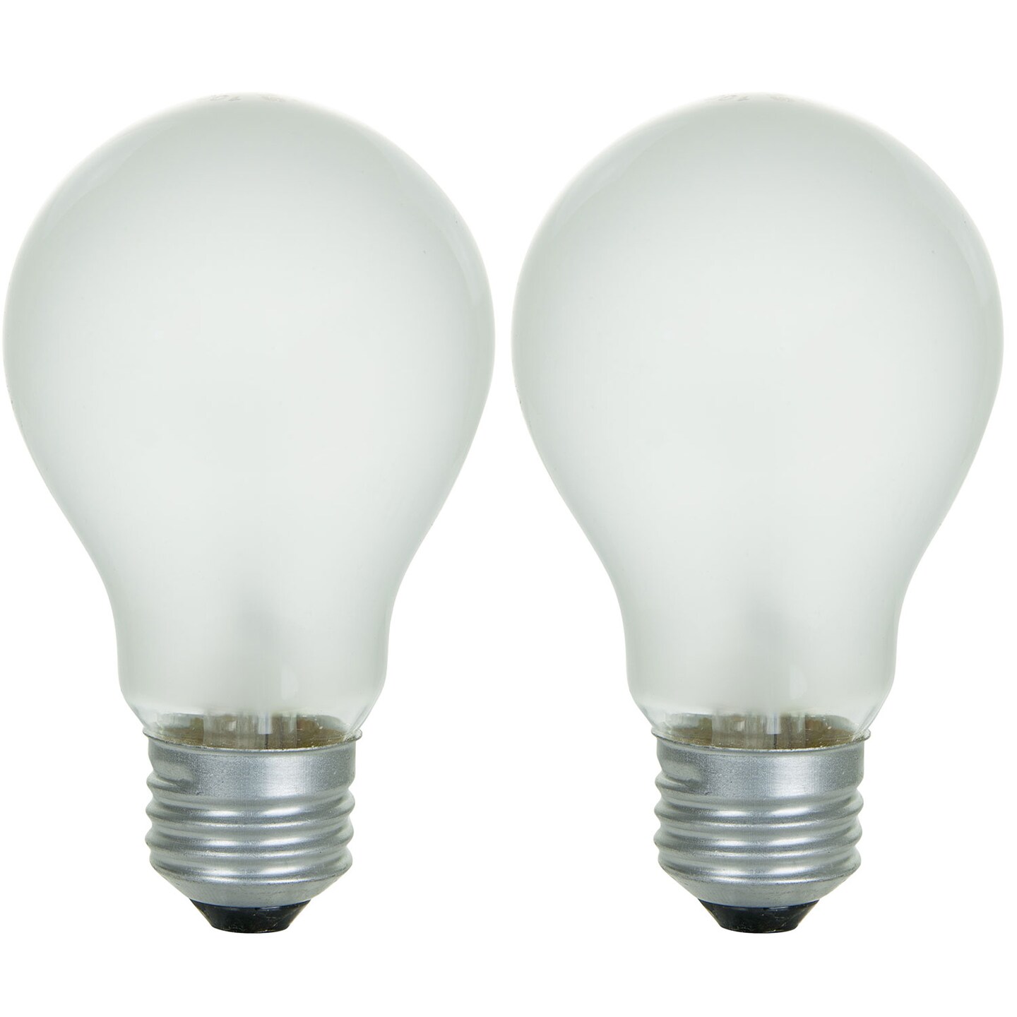2PK - Sunlite 100w 120v A19 Left Hand Thread Medium Base Frost Light Bulb