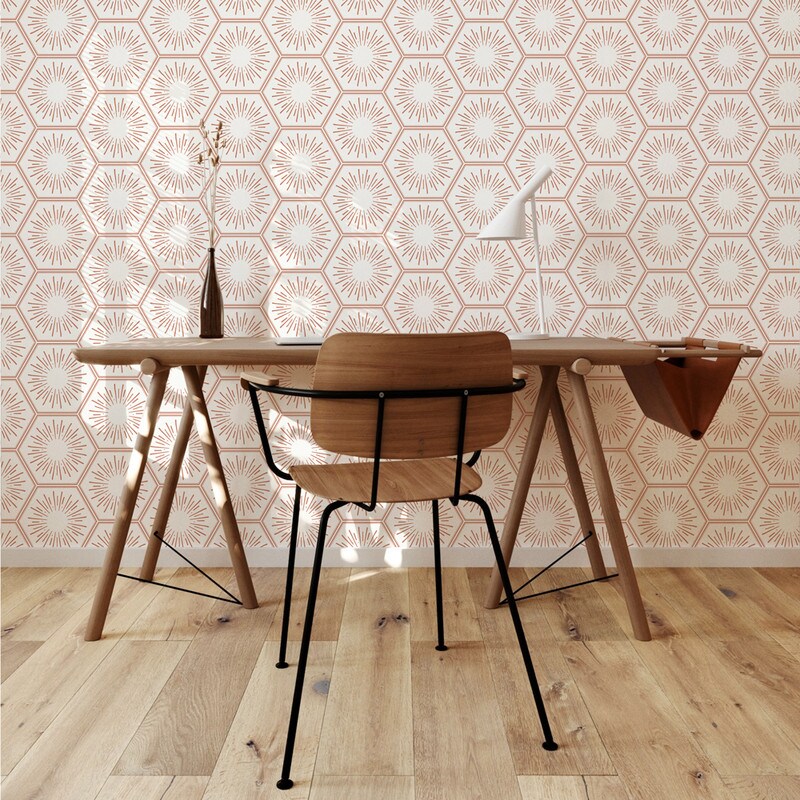 Tempaper Hello Sunshine Peel and Stick Wallpaper Bronze