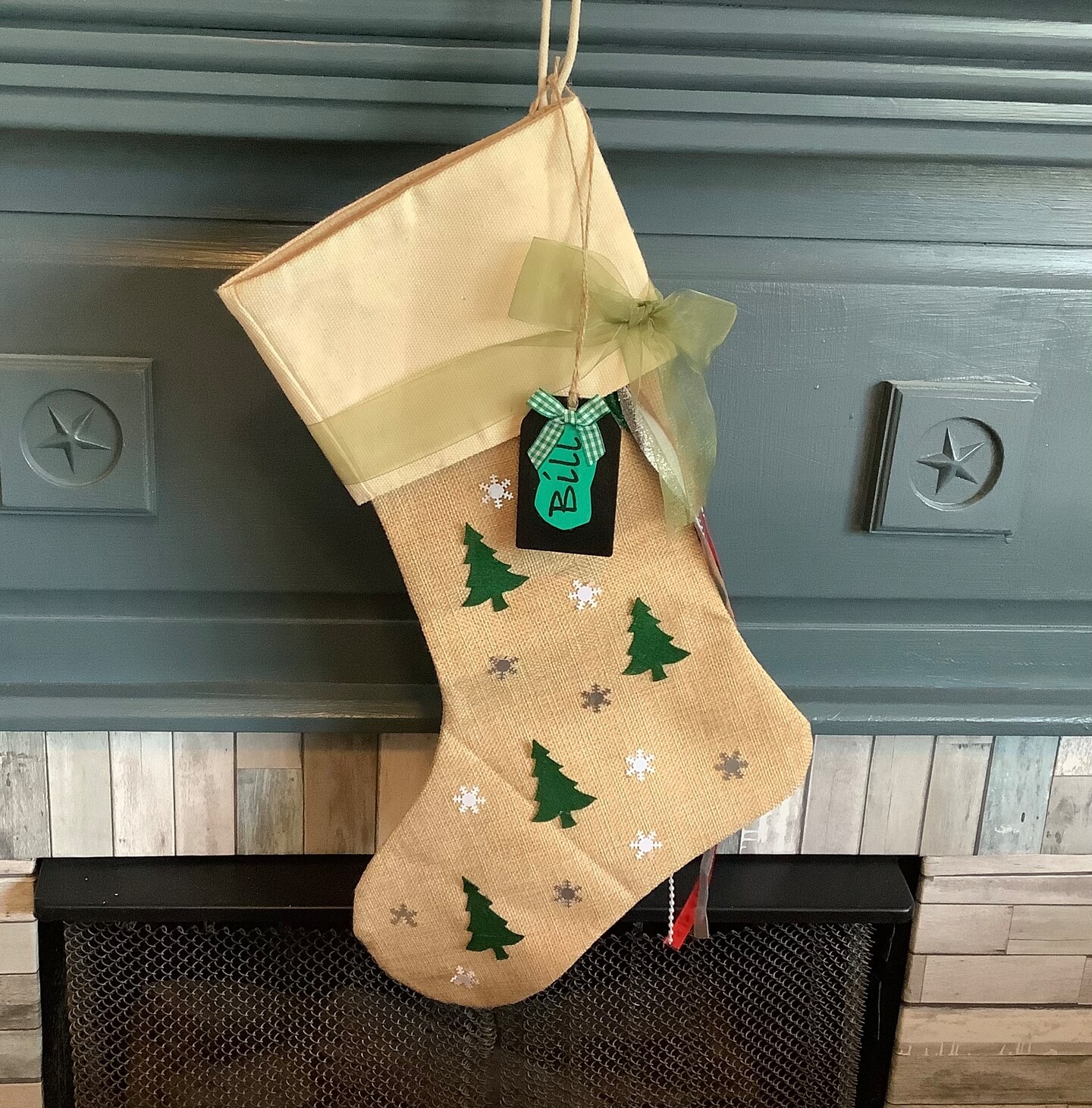 Personalized Christmas Stocking Tags