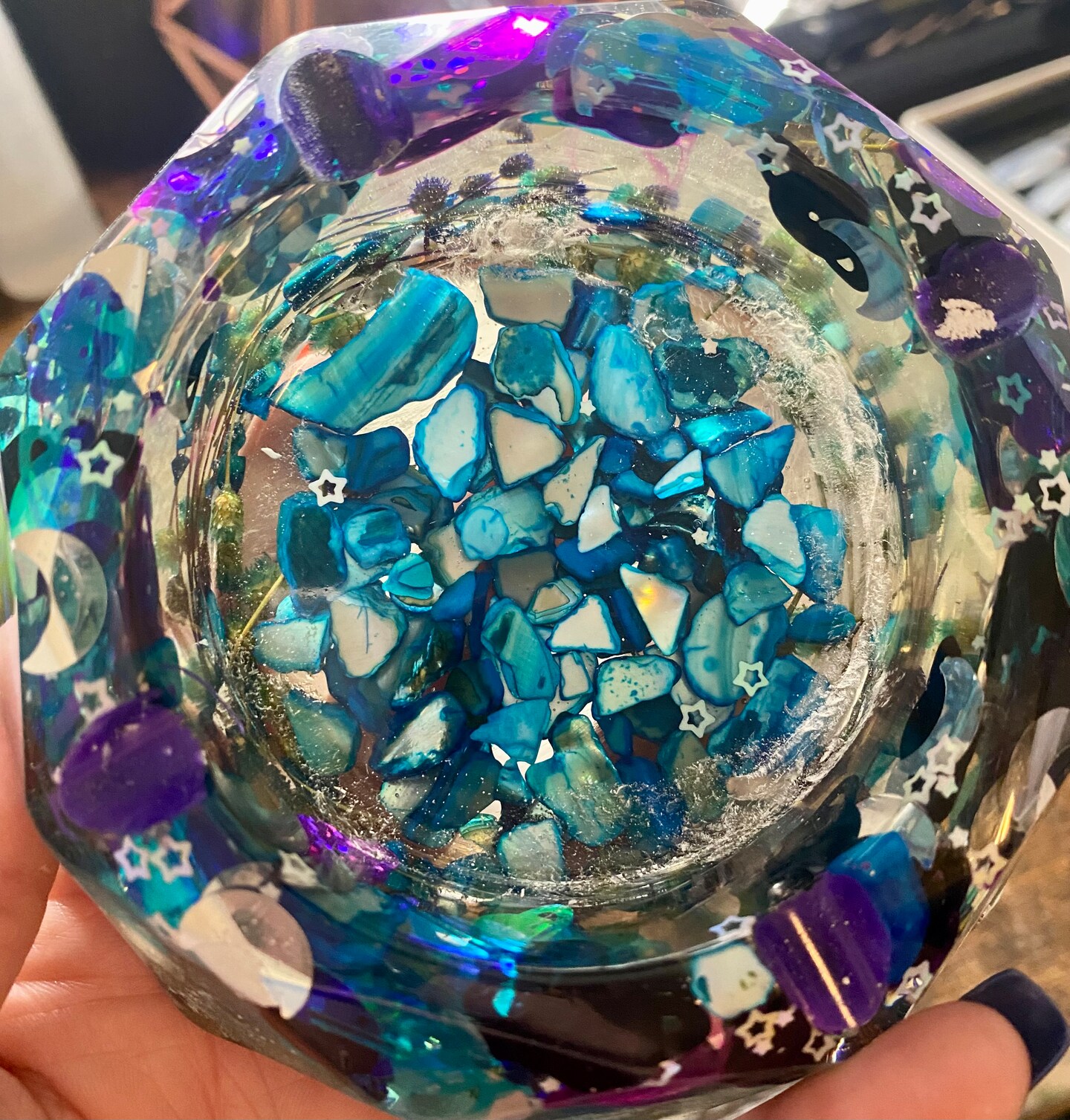 Space themed resin ashtray | MakerPlace by Michaels
