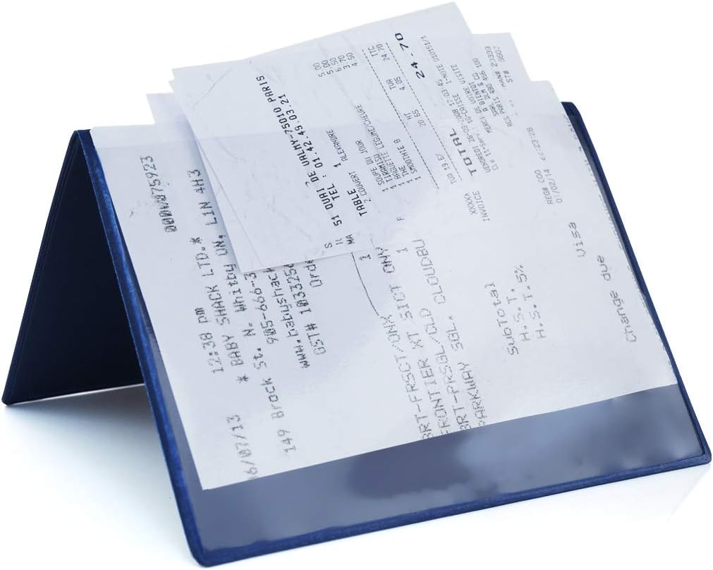 StoreSMART - Three Pocket Plastic Card Caddy &#x2013; Card &#x26; Receipt Holder - (CC1423-3)